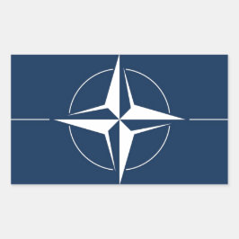 NATO国旗 長方形シール