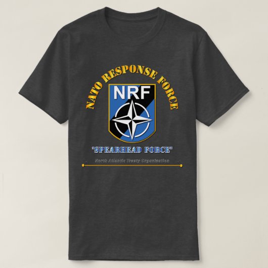 NATO応答wテキスト Tシャツ (デザイン正面)