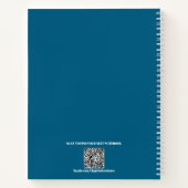 NATO発音文字および航空機、航空クール機器 ノートブック (裏面)