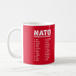NATO発音文字カナダ コーヒーマグカップ