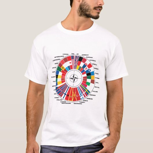 NATO諸国と愛 Tシャツ (正面)