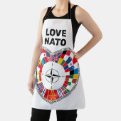 NATO諸国を愛する NATOと共に エプロン (インサイチュ)