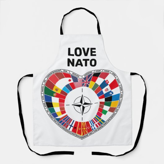 NATO諸国を愛する NATOと共に エプロン (正面)