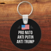 Nato -アンチプーチン – アンチトランプ –  キーホルダー (正面)