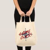 NATO ゲームオーバー - 戦争を止めろ トートバッグ (正面(商品))