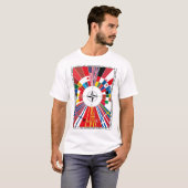 NATO 加盟国旗グラフィックTシャツ Tシャツ (正面フル)