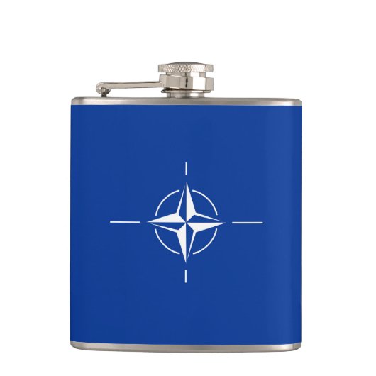 nato flag North Atlantic Treaty Organization Allia フラスク (正面)