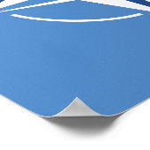 NATO ONAT国旗のシンボル北大西洋条約機構 ポスター (角)