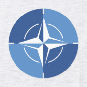 NATO ONAT国旗のシンボル北大西洋条約機構 ラベル (デザイン2)