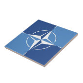NATO ONAT flag symbol North Atlantic Treaty Organi タイル (側面)
