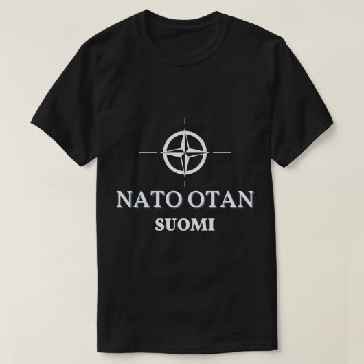 Nato otan Suomi Natoon nyt Tシャツ (デザイン正面)