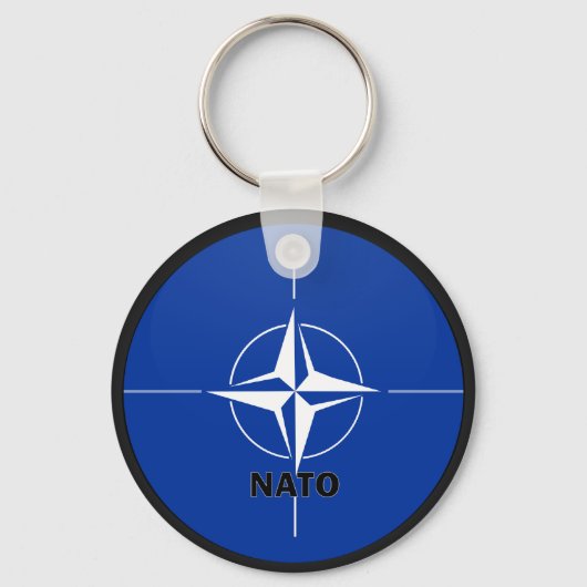 Nato Rounddel品質国旗 キーホルダー (正面)