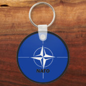 Nato Rounddel品質国旗 キーホルダー (正面)