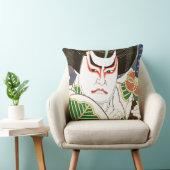 Natori Shunsenの名取春仙による日本人のKabuki俳優の芸術 クッション (椅子)