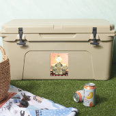 Natosha, The Elephant 8" x 8"コンターシール シール (クーラー)