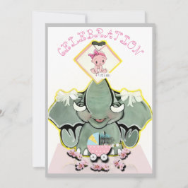 Natosha, the Elephant Speller誕生または妊娠 案内状