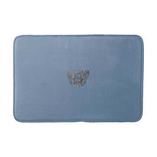 Nattier-blue Angel – Coat of arms – Emblem バスマット (正面)