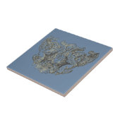 Nattier-blue Angels – Coat of arms – Emblem タイル (側面)