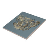 Nattier-blue Angels – Coat of arms – Emblem タイル (側面)