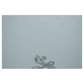 Nattier-blue Marie Antoinette initial upholstery ファブリック (ファットクウォーター)