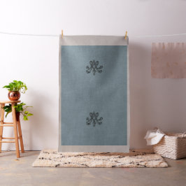 Nattier-blue Marie Antoinette initial upholstery ファブリック