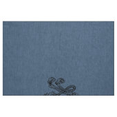 Nattier-blue Marie Antoinette initial upholstery ファブリック (ファットクウォーター)