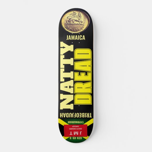 NATTY DREAD TRIBE OF JUDAH スケートボード (正面)