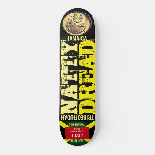 NATTY DREAD TRIBE OF JUDAH スケートボード (正面)