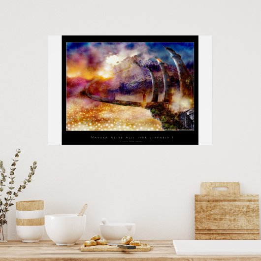 Natura aliud alii iter ostimdit – ポスター (キッチン)