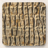 Natural カッコいい Surfaces_Palm Tree樹皮 コースター (正面)