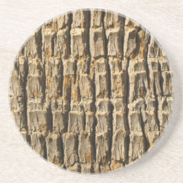 Natural カッコいい Surfaces_Palm Tree樹皮 コースター