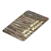 Natural カッコいい Surfaces_Palm Tree Hair_Skirtフラ マグネット (左側)