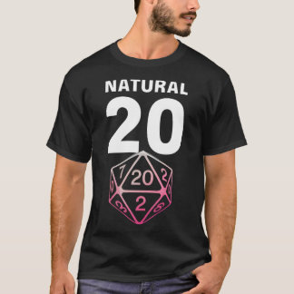 Natural 20 tシャツ