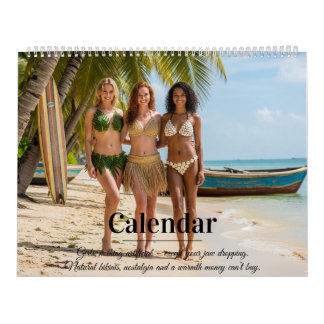 Natural Beach Calendar 2026 – Elegant & Playfull カレンダー