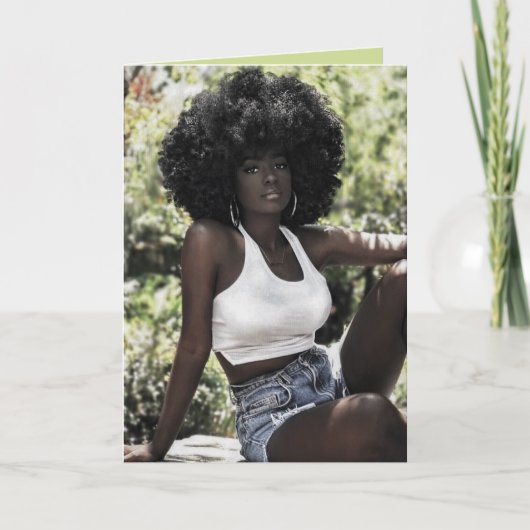 Natural Beauty Blank Greeting Card カード (正面)