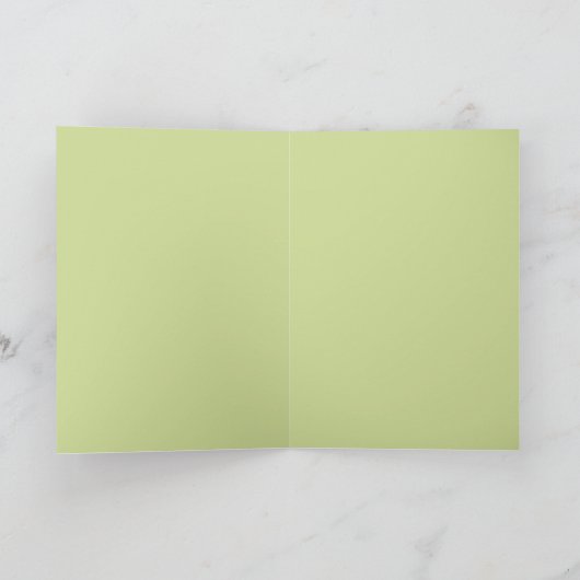 Natural Beauty Blank Greeting Card カード (内部)