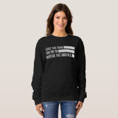 Natural Beauty No Buccal Fat Romover Quote  4 スウェットシャツ (正面フル)