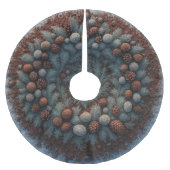 Natural Bedding ブラッシュドポリエステルツリースカート (正面)