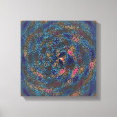 Natural Bird Nest Pattern Formation  キャンバスプリント (正面)