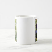 Natural Blue Muscari and Greenery Floral Design コーヒーマグカップ (中央)