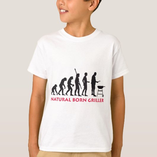 Natural Born Griller 2c Tシャツ (正面)