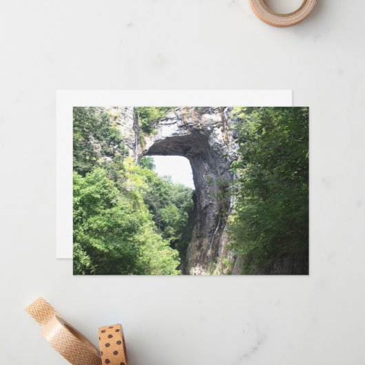 Natural Bridge ノートカード (正面/裏面インサイチュ)