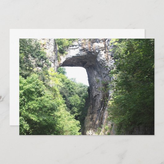 Natural Bridge ノートカード (正面/裏面)