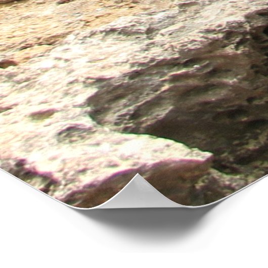 Natural Bridge in Aruba，写真 ポスター (角)