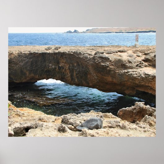 Natural Bridge in Aruba，写真 ポスター (正面)