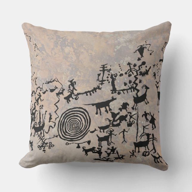 Natural Bridges Petroglyphパネル アウトドアクッション (正面)