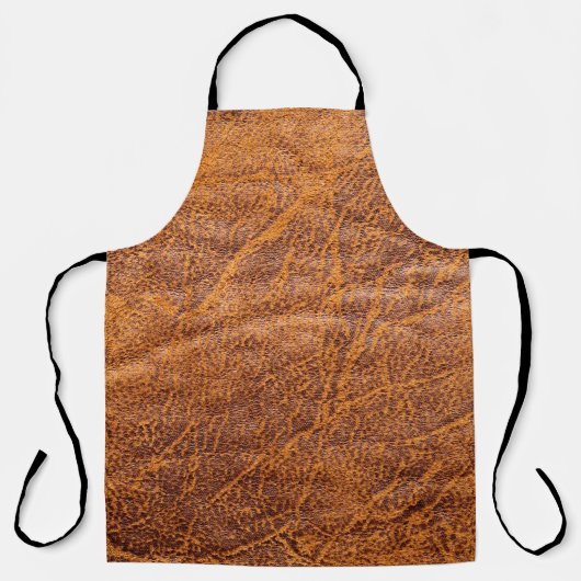 Natural brown leather texturetexture, leather, ski エプロン (正面)