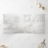 natural Christmas 三つ折り案内状 (内部)