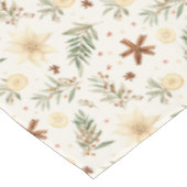 Natural Christmas Holiday – Rustic Farmhouse Decor テーブルクロス (アングル)