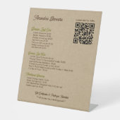 Natural Color クラシック Line Texture Serviceリスト 台座サイン (正面)